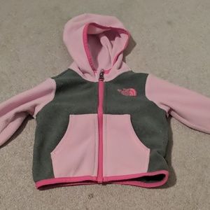 The North Face Baby Girl Fleece Hoodie Jacket
